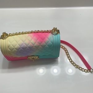 Rainbow colorful purse